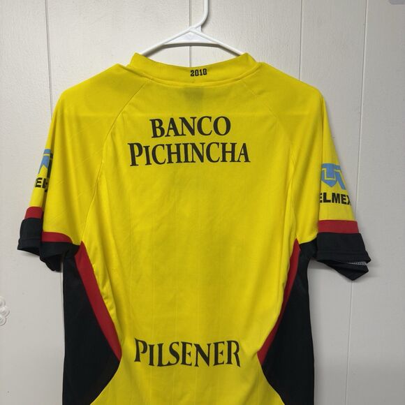 BARCELONA B.S.C ECUADOR PILSENER CERVEZA SOCCER JERSEY BANCO PICHINCHA MEN M GUC - Picture 8 of 9